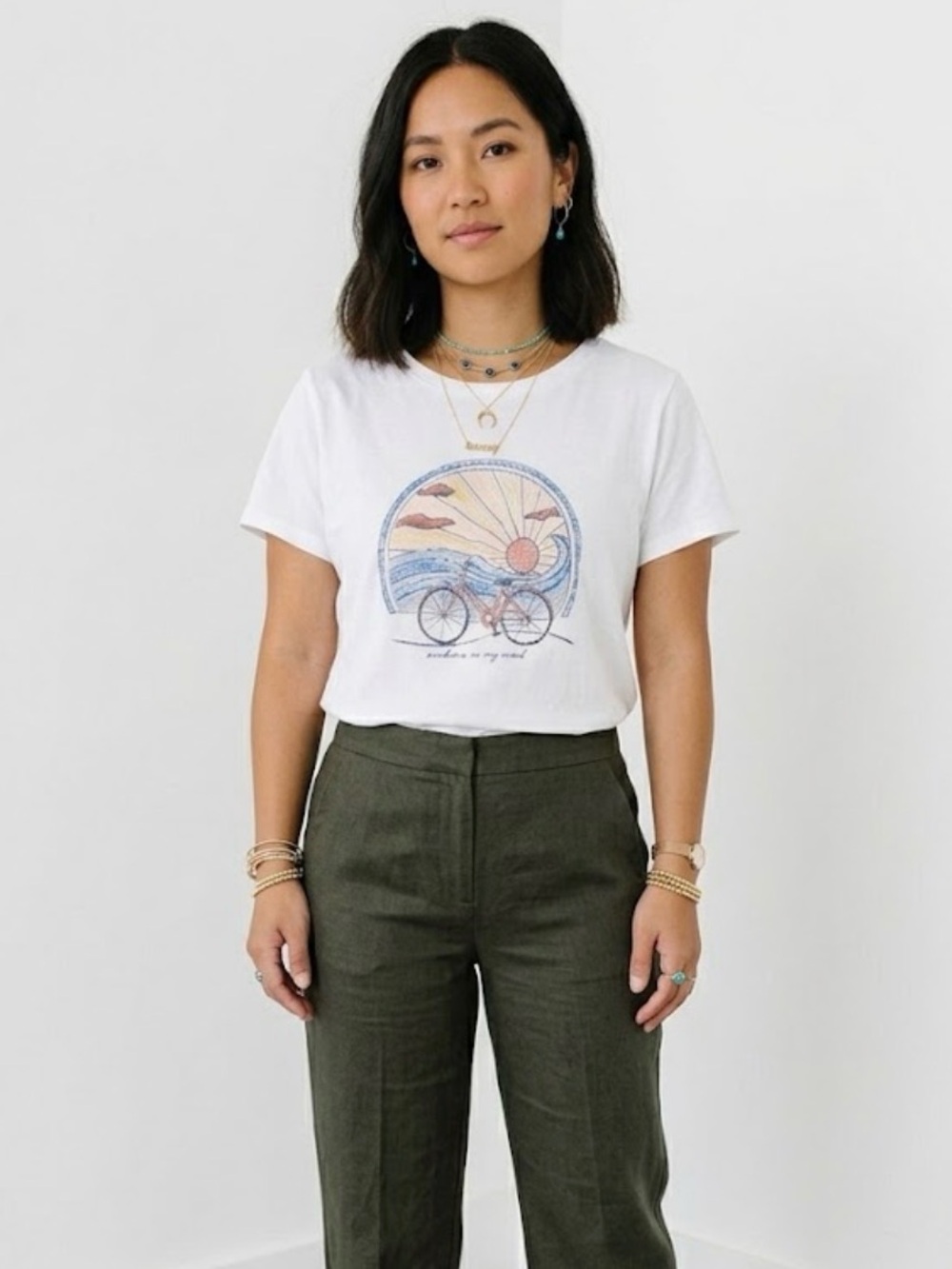 C&C California Sunshine On My Mind Bicycle Graphic T-Shirt